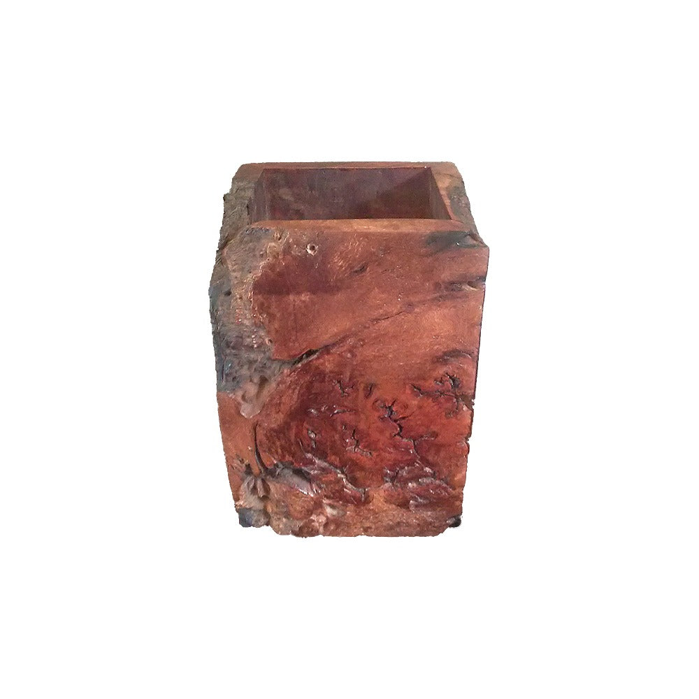 Vase Cover / Redgum Burl